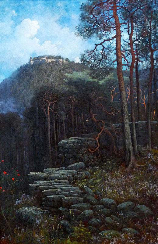 Mont Sainte-Odile with Pagan Wall
